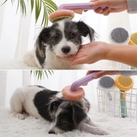 NM Store Plastik Yeşil Evcil Hayvan Bakım  Pet Fırçası Çok Amaçlı Pet Fırçası Yeşil