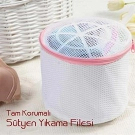 NM Store® Sütyen Yıkama Filesi Tam Korumalı Hassas Çamaşır Yıkama Aparatı