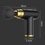 NM Store® 4 Başlıklı USB Şarj Olabilen Masaj Tabancası