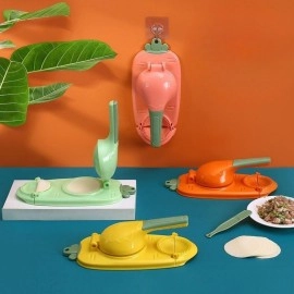 NM Store® Havuç Tasarımlı Şık  Pratik  Börek Mantı Hamuru Presleme  Börek Yapma Kalıbı