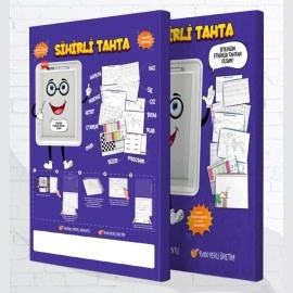 NM Store 32 Farklı Etkinlikli Kalem ve Silgi Hediyeli Eğitici Sihirli Etkinlik Tahtası