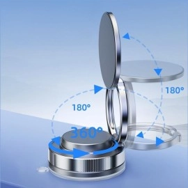 NM Store® Vakumlu Manyetik Telefon Tutucu – Güçlü Vakum 360° Döner Araç İçi Telefon Standı, Ultra Sabit Manyetik Destekli Mobil Cihaz Aparatı