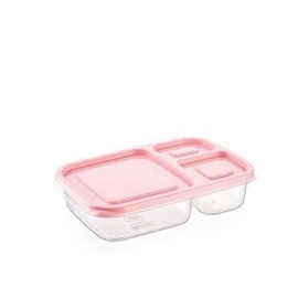 NM Store® 3 Bölmeli Sefer Tası Pratik Kolay Gıda Diyet Saklama Erzak Kabı