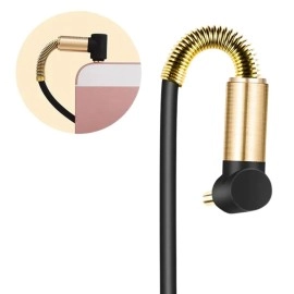 NM Store®  3.5mm AUX Kablosu Jak Erkek Erkek L Tipi 1 Metre Ses Aktarım Kablosu