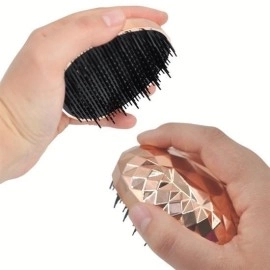 NM Store® Rose Gold Saç Düzleştirici Tarak Geniş AralıklıHer Saç Tipine Uygun Fırçalı Saç Düzleştiric