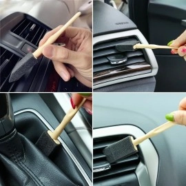 NM Store® 5'li Araba Havalandırma Temizleme Fırçaları Klima Çıkışları,Toz Alma&Otomobil İçi Detaylı Mini Temizlik Aparatları
