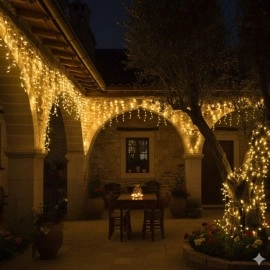 NM Store® Günışığı Renk 5 Farklı Işık Modlu 10 Metre Eklemeli Dekor Boncuk Model Dekoratif Led