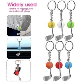 NM Store® Gerçekçi Golf Tasarımlı Şık Anahtarlık Kolye Çanta Süsü Golf Keychain