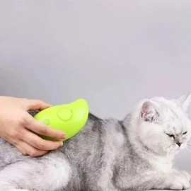 NM Store® Buharlı Yumuşak Silikon Uçlu Kedi & Köpek Tüy Tarama Tarağı Yıkama Fırçası