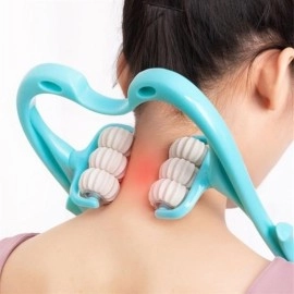 NM Store® Çok Fonksiyonlu Manuel Altı Tekerlekli Boyun Masaj Aleti