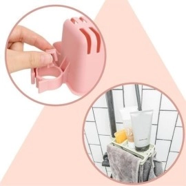 NM Store® Musluğa Takılan Sünger Havlu Askılı Sabun Hazneli mutfak Banyo Lavabo Düzenleyici Organizer