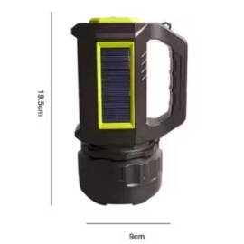 NM Store®  Şarjlı LED El Feneri 10W Taşınabilir Acil Durum Lambası USB Şarjlı & Yan COB Işıklı