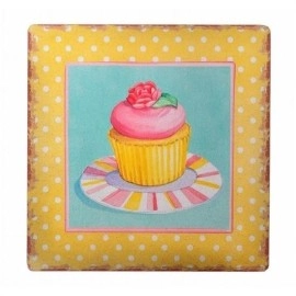 NM Store® Decotown Duvar Panosu 40*40 Cup Cake Muf..