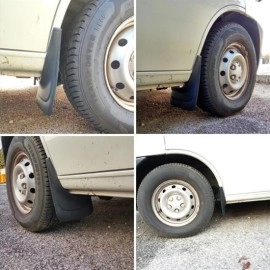 NM Store® 2 Adet Ön veya Arkaya Uygun Çamur Önleyici Paçalık 32 x19 cm