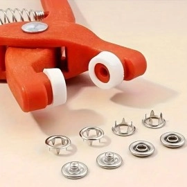 NM Store® Plastik Çıt Çıt Pensi–Kıyafet, Bebek Önlüğü, Gömlek ve Tekstil Ürünleri İçin Çıtçıt Takma Aleti