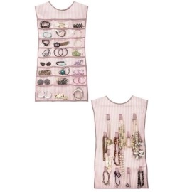 NM Store® Elbise Şeklinde Takı Düzenleyici İki Taraflı Mücevherler Ve Takılar İçin Takı Organizer