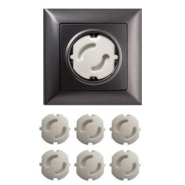 NM Store® Bebek Çocuk Priz Koruma Kapağı (6 Adet) Çocuk Güvenliği, Priz Muhafazası, Priz Kapatıcı