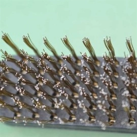 NM Store® Metal Tel Fırça Plastik Saplı Pas Kir Sökme Temizleme Fırçası