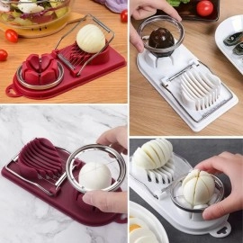 NM Store® Çok Fonksiyonlu Eşit Yumurta ,Meyve Dilimleyici Kesici Aparat
