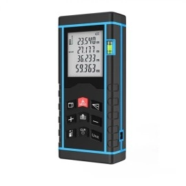 NM Store® Profesyonel 40 Metre Dijital Lazer Metre Ölçüm Cihazı-LCD Ekranlı,Su Terazili,Pisagor Ölçüm Fonksiyonlu,20 Kayıt Hafızalı,Hassas Lazer Ölçer