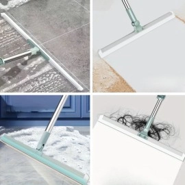 NM Store® Teleskopik Oynar Başlıklı Cam,Zemin Silme Aparatı Çekçek