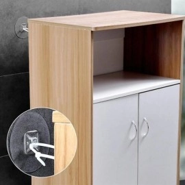 NM Store® Yapışkanlı Eşya Sabitleyici Aparat Deprem Güvenliği Çocuk Koruma Sabitleme Aparatı 1 Çift