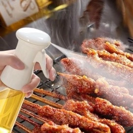 NM Store®  Çok Amaçlı Cam Şişe Püskürtmeli Dağıtıcı Yağdanlık Limonluk Sirke Sosluk Spreyi Beyaz