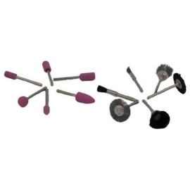 NM Store® 12li Kalıpçı Taşlama Uçları Seti Tel Fırça Gravür Uçları Seti