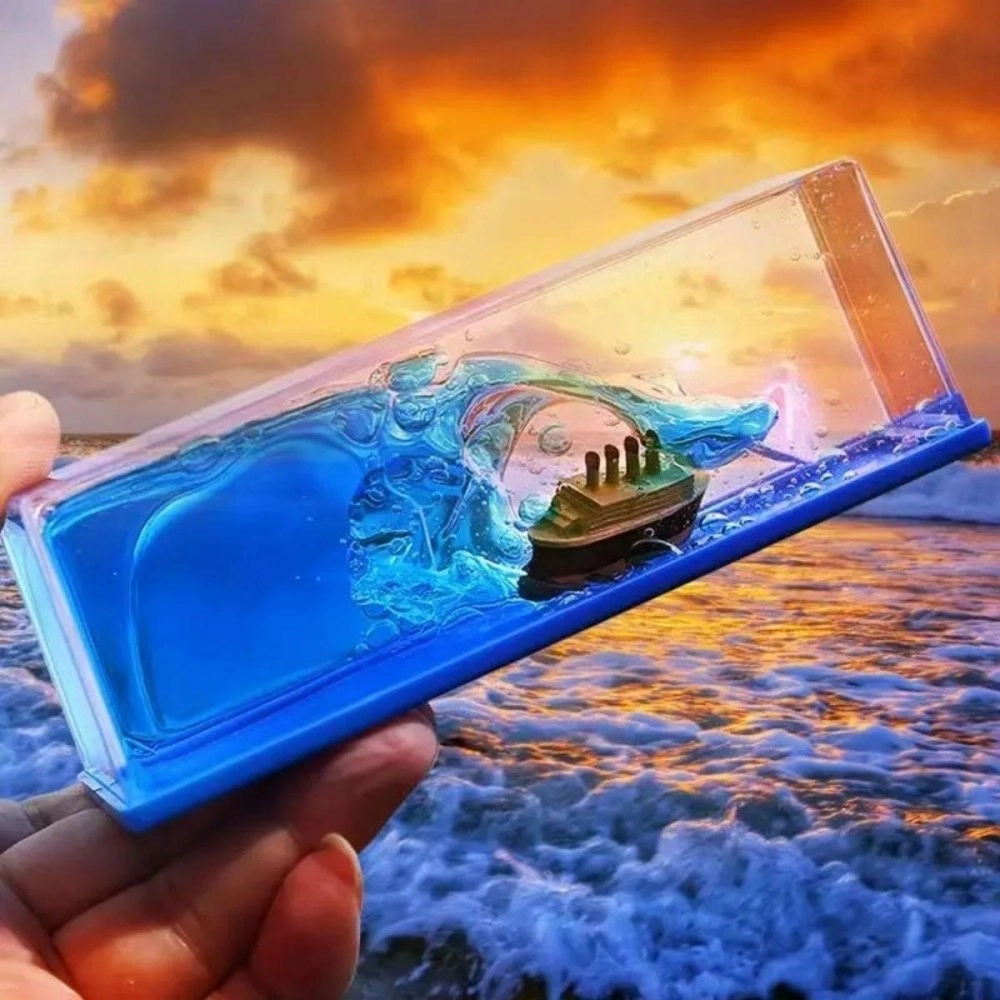 NM Store®  Batmayan Gemi Hediyelik Dekoratif Ev ve Ofis Hediyesi Özel Aşk Gemisi