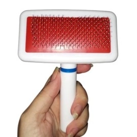 NM Store® Paslanmaz Evcil Hayvan Kedi Köpek Tüy Tarama Toplama Fırçası Kolay Temizlenir Bakım Aleti