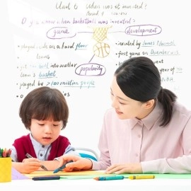 NM Store® Silinebilir Kalemli Sticker  Duvara Yapışabilen Yazı Tahtası 60x100 cm