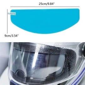 NM Store® Buğu Önleyici Motosiklet Kaskı Vizörü Su Geçirmez Dayanıklı Çizik Koruma Lens Filmi