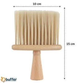 NM Store® Araba İçin Ahşap Saplı Yumuşak Kıl Fırça Detaylı Toz Alma Temizleme Fırçası