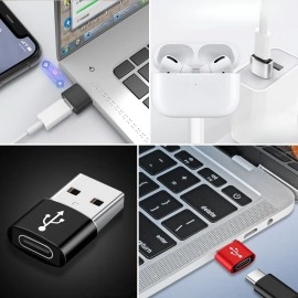 NM Store® USB'den TYPE-C 'ye Dönüştürücü Adaptör Veri Aktarımı Sağlayıcı Şarj Data Çevirici