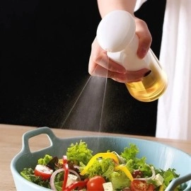 NM Store®  Çok Amaçlı Cam Şişe Püskürtmeli Dağıtıcı Yağdanlık Limonluk Sirke Sosluk Spreyi Beyaz