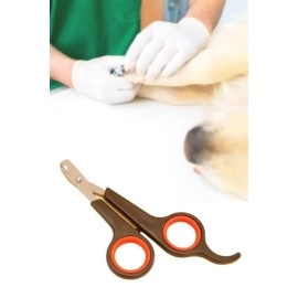 NM Store Küçük Çelik Uçlu Kedi Köpek Evcil Hayvan Tırnak Makası Pati Bakım Aleti Ergonomik Kaymaz Sap