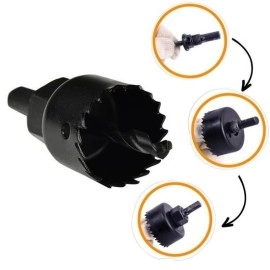 NM Store® 6 Parça Demir Ahşap Alçıpan Delme Buat Açma Seti