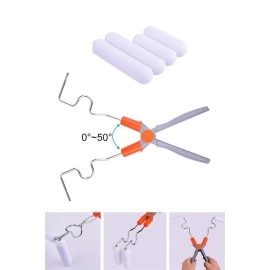 NM Store® Nano Süngerli Damlatmaz Mobilya ve Duvar Boyama Rulosu Hem Köşe Hem Düz Zemin