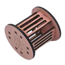 NM Store®  Mini Silindir Eğlenceli Renkli Sağlam Küçük Pati İzi Şekilli Kedi Oyuncağı