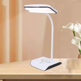 NM Store® Şarjlı Oynar Esnek Başlıklı Dokunmatik 3 Farklı Modda Yanan Kaymaz Taban LED Masa Lambası