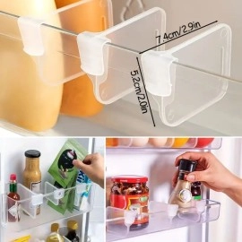 NM Store® 10'luŞeffaf Buzdolabı Yan Kapı Düzenleyici Buzdolabı Dolap İçi Bölümleyici Aparatlar