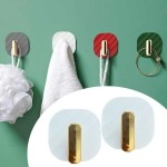 NM Store® 2li Yapışkanlı Retro Askılık Dolap Kapak Kulpu Beyaz