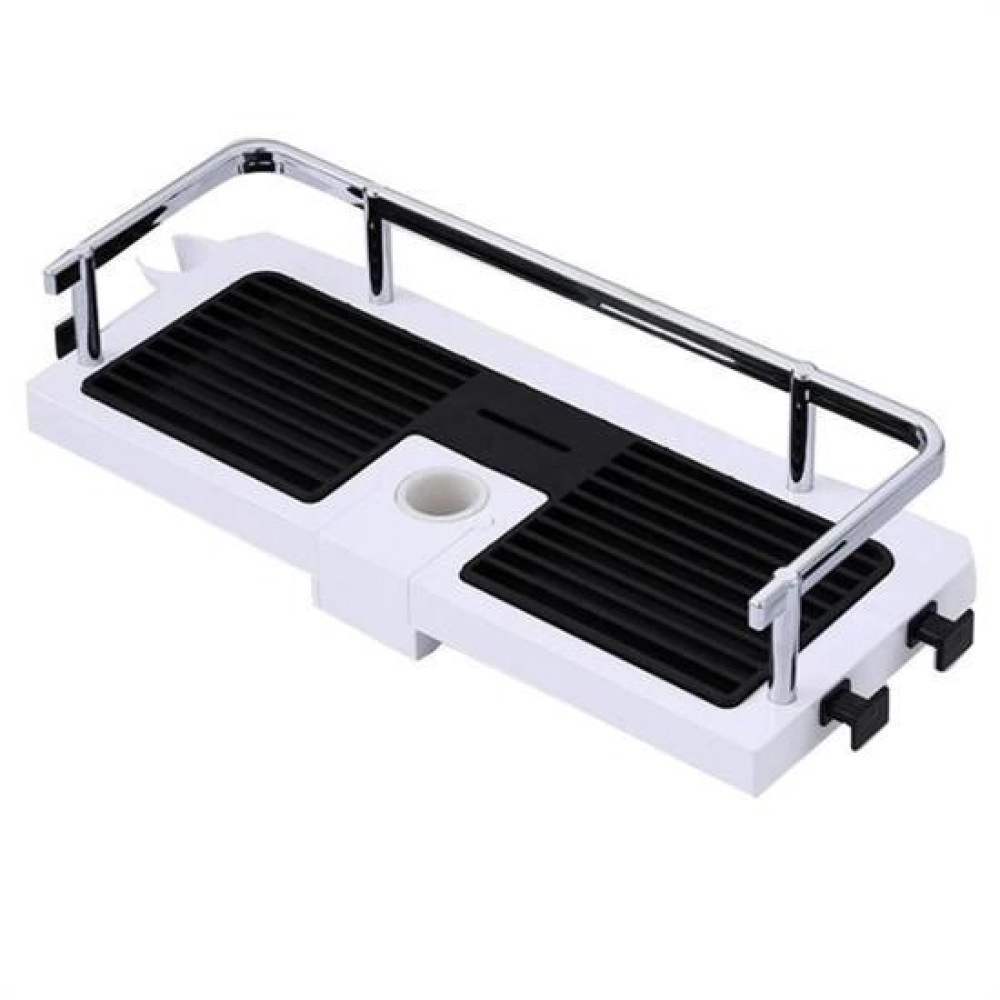 NM Store® Banyo Direğine Asılabilir Köşelik Şampuanlık Sabunluk Çift Askılı Düzenleyici Raf Paslanmaz