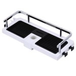 NM Store® Banyo Direğine Asılabilir Köşelik Şampuanlık Sabunluk Çift Askılı Düzenleyici Raf Paslanmaz