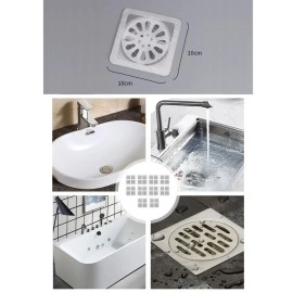 NM Store® 10'lu Banyo ve Mutfak Lavabo Koku Önleyici ve Haşere Böcek Önleyici Gider Filtresi