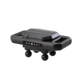 NM Store®4 Başlıklı Masaj Tabancası – 12W Derin Doku & Kas Ağrısı Giderici, 20 Seviye & 6 Mod - Siyah