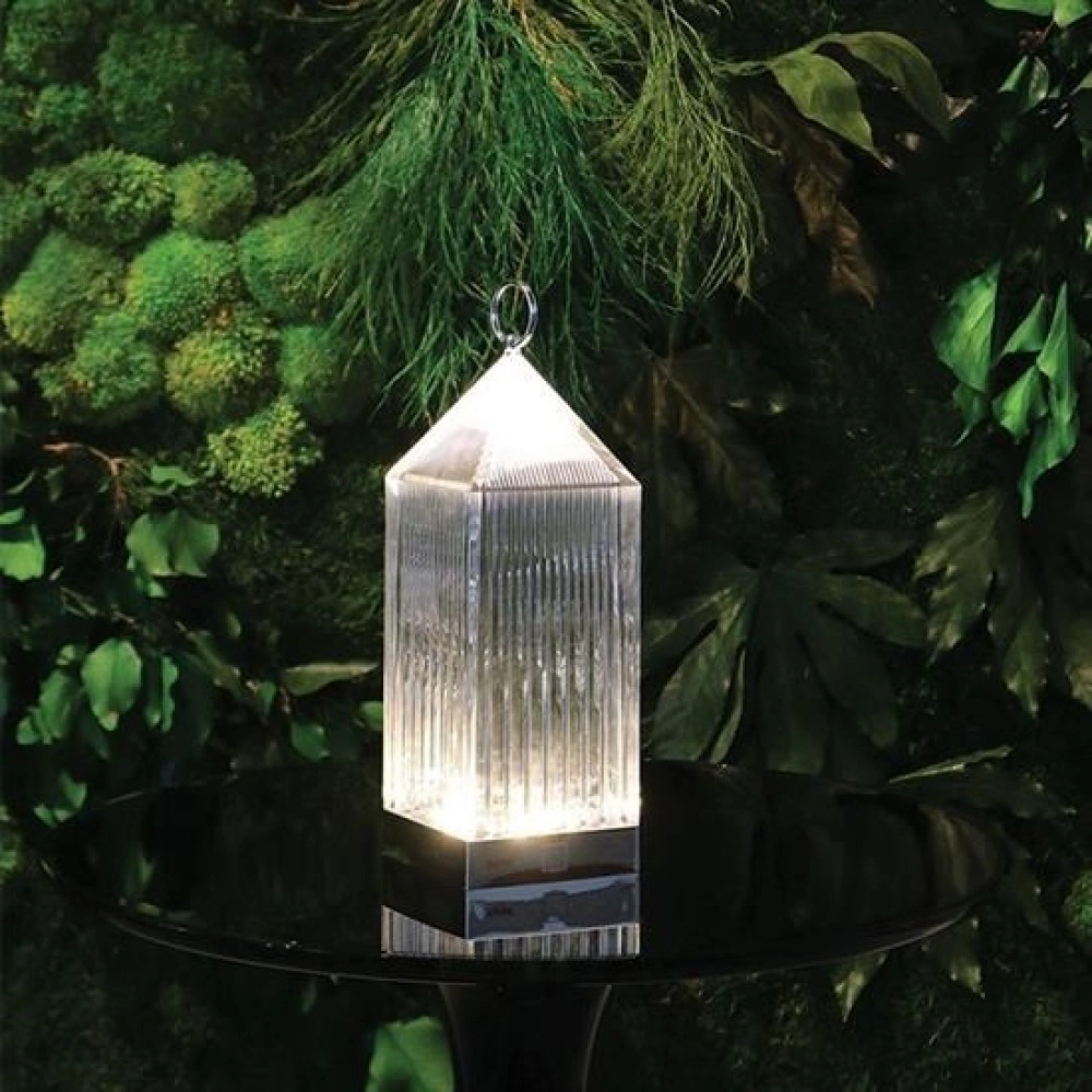 NM Store® Fener Model USB Şarjlı Dokunmatik 3 Farklı Işık Modlu Masa Üstü Kristal Akrilik Lamba Led