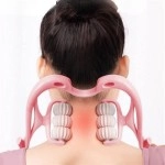 NM Store® Çok Fonksiyonlu Manuel Altı Tekerlekli Boyun Masaj Aleti