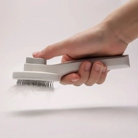 NM Store® Basmalı Kedi Köpek Tüy Toparlayıcı Masaj Etkili Pet Fırçası