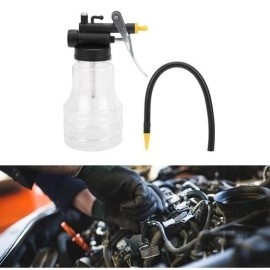 250 ml Şeffaf Yağ Pompası Hortumlu Yüksek Basınçlı Gres Yağlama Tabancası Taşınabilir